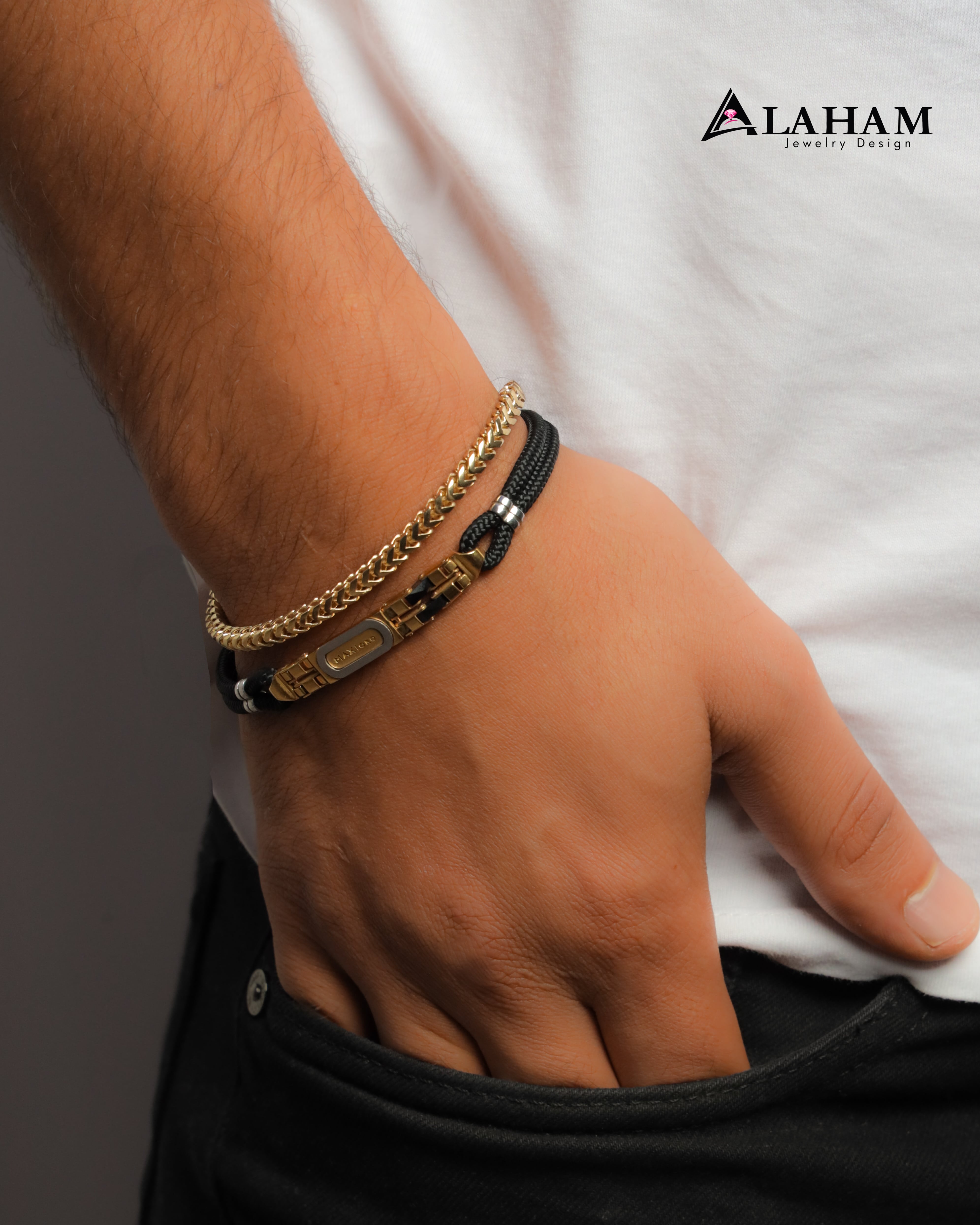 Gold Bracelet for Men 18k – lahamjewelry